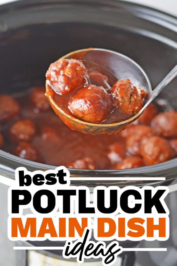 family reunion potluck main dish ideas - Crockpot Cranberry Meatballs