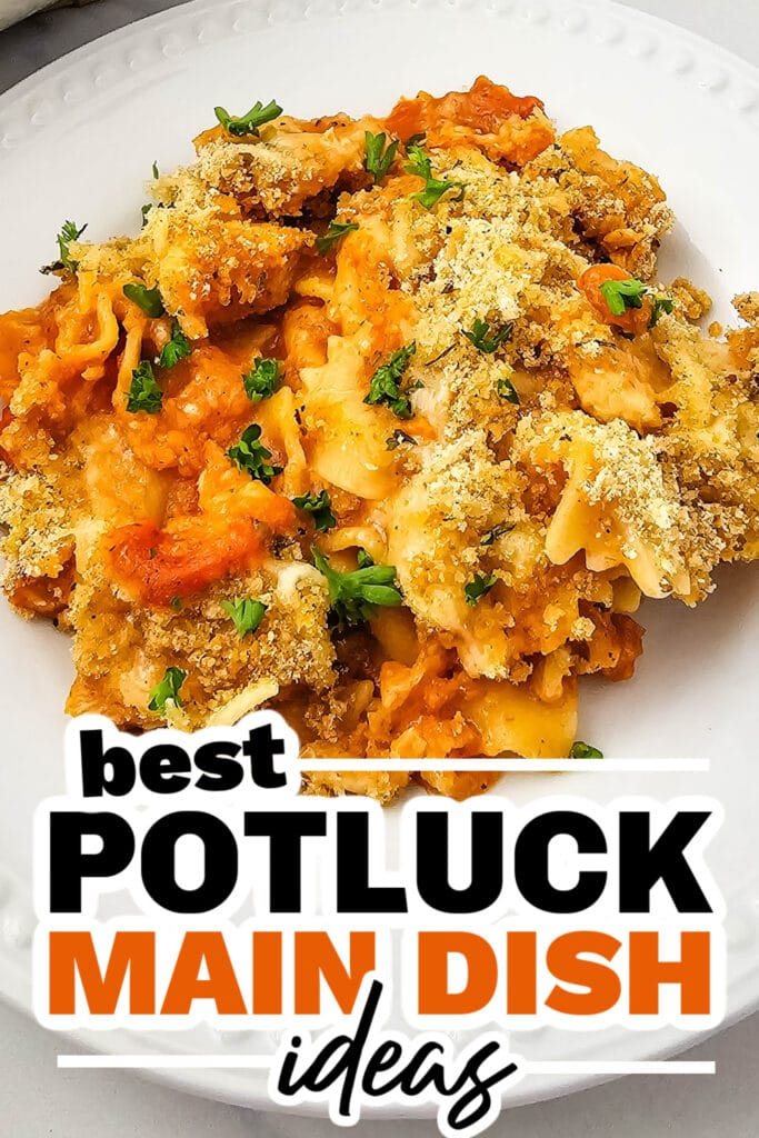 family reunion potluck main dish ideas - Dump-and-Bake Chicken Parmesan Casserole