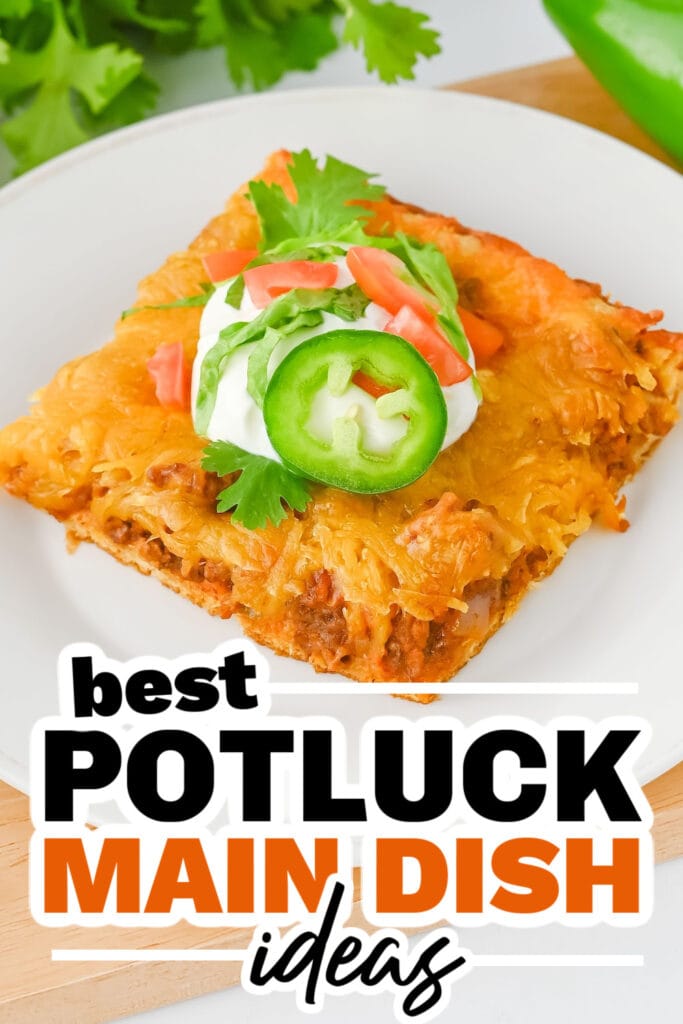 family reunion potluck main dish ideas - Ground Beef Crescent Roll Taco Bake