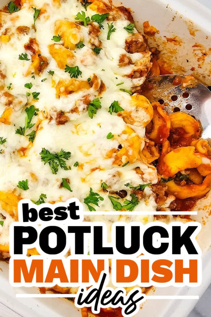 family reunion potluck main dish ideas - Italian Sausage Tortellini Casserole