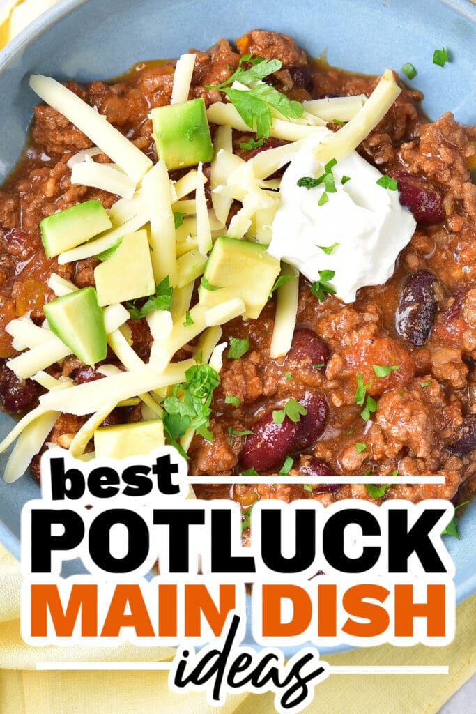 family reunion potluck main dish ideas - One Pot Chili Con Carne