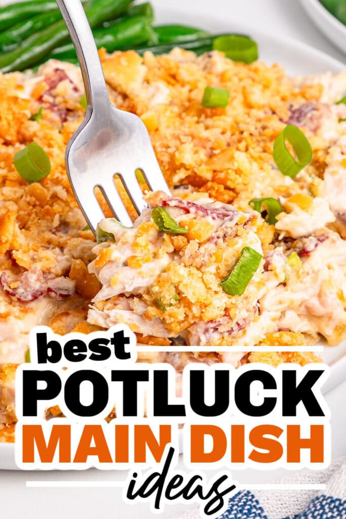 family reunion potluck main dish ideas - Ritz Cracker Chicken Casserole