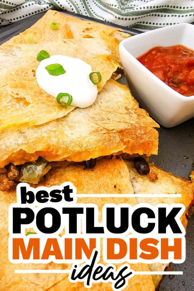 family reunion potluck main dish ideas - Sheet Pan Tex Mex Quesadillas