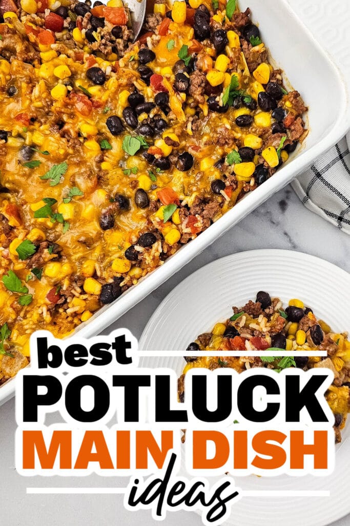 family reunion potluck main dish ideas - Taco Rice Casserole