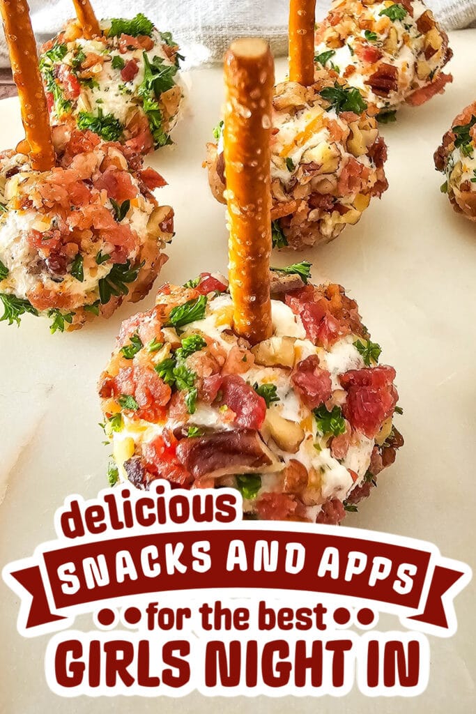 girls night snacks -Cracked Out Cheeseball Bites