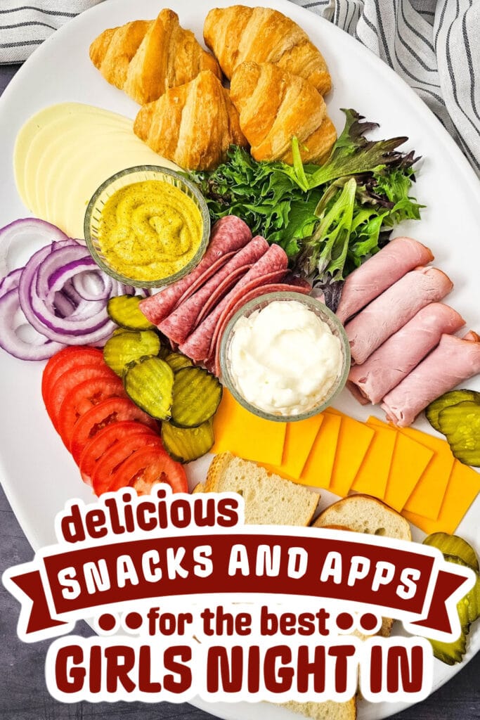 girls night snacks -Mini Sandwich Board