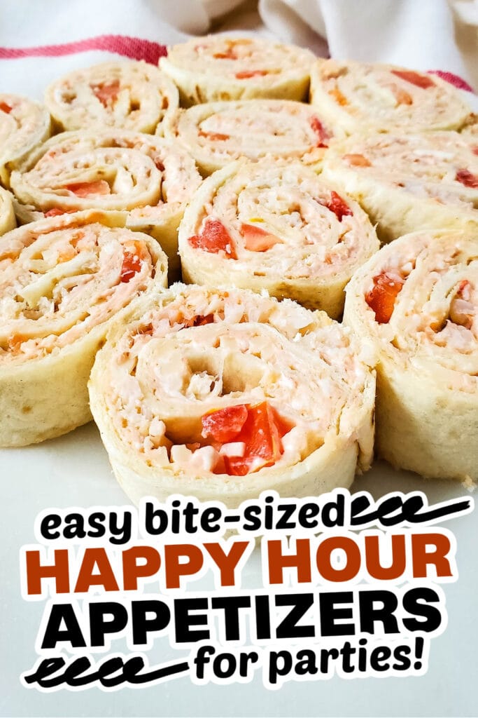 happy hour appetizers-Seafood Pinwheels