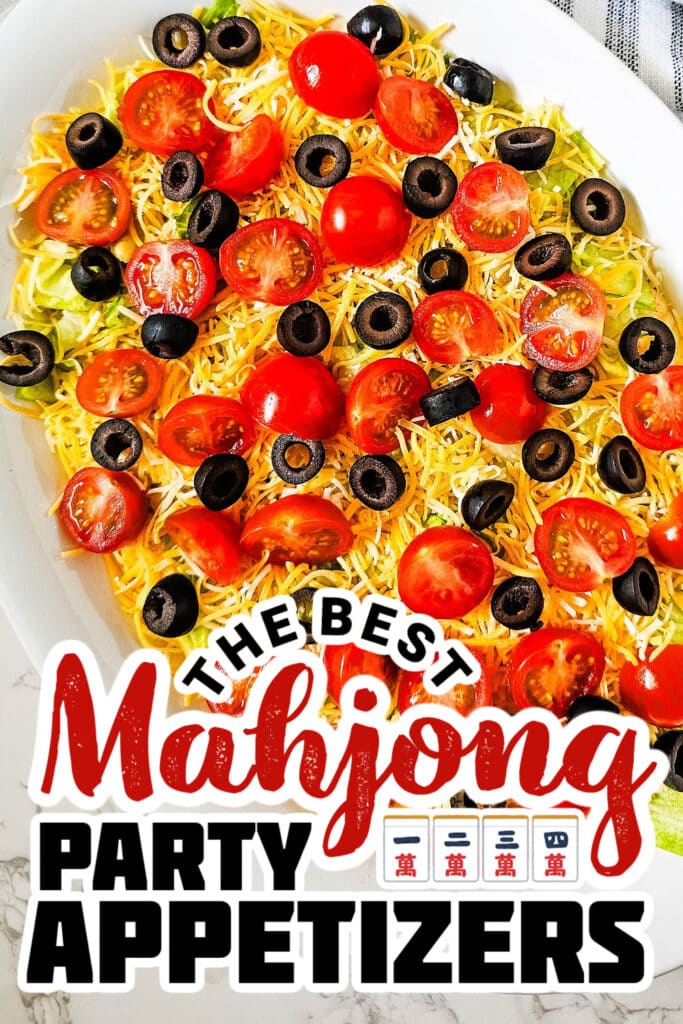 mahjong party food ideas - Classic Taco Dip