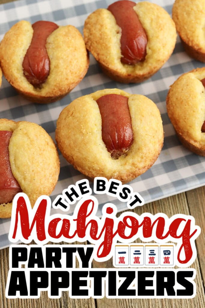 mahjong party food ideas - Corndog Mini Muffins