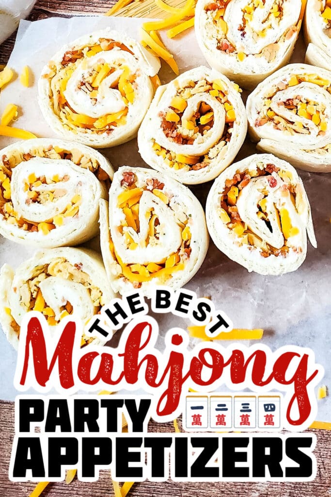 mahjong party food ideas - Crack Chicken Pinwheels