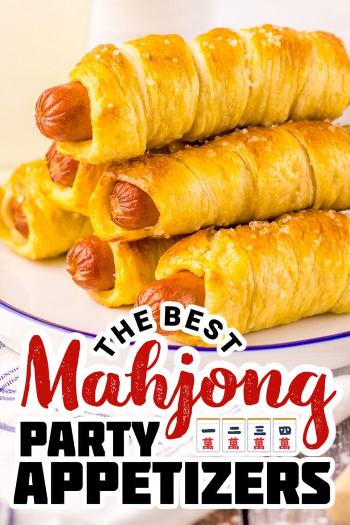 mahjong party food ideas - Homemade Pretzel Dogs