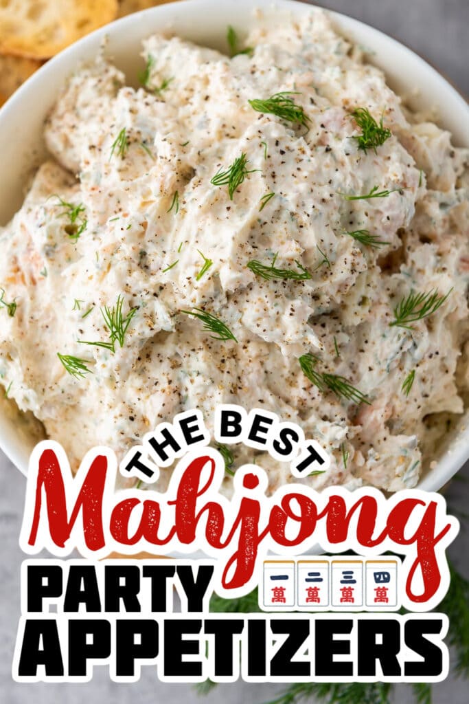 mahjong party food ideas - Smoked Salmon Dip