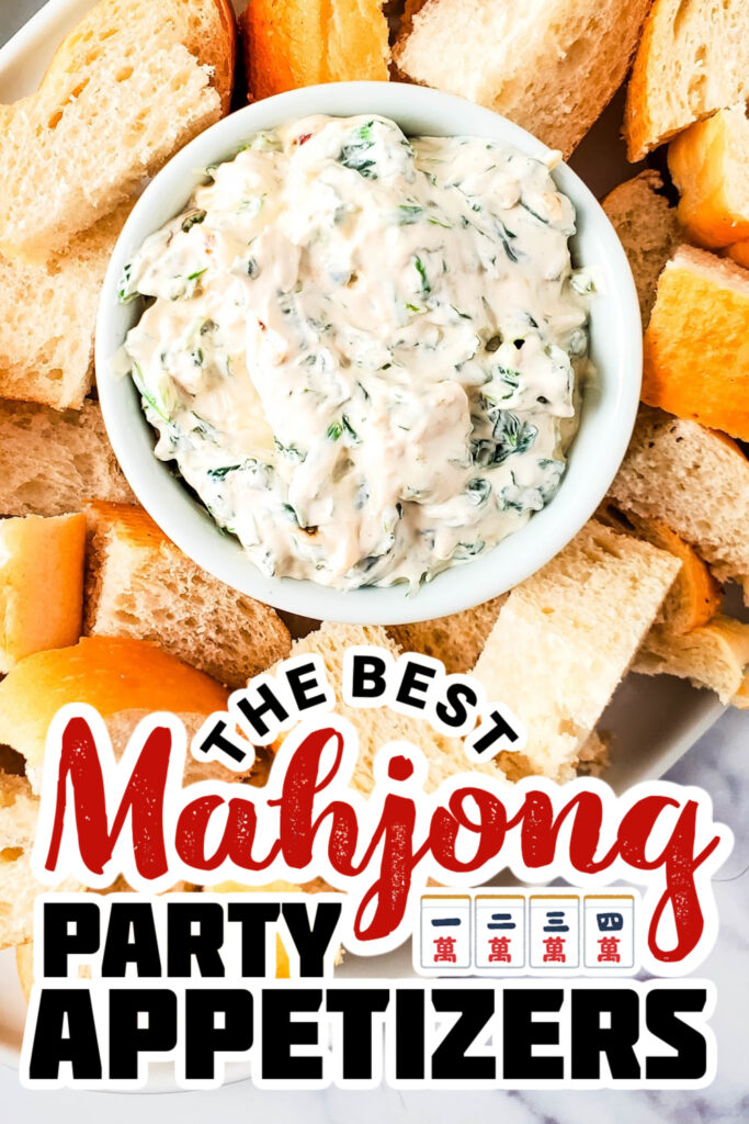 mahjong party food ideas - Spinach Dip