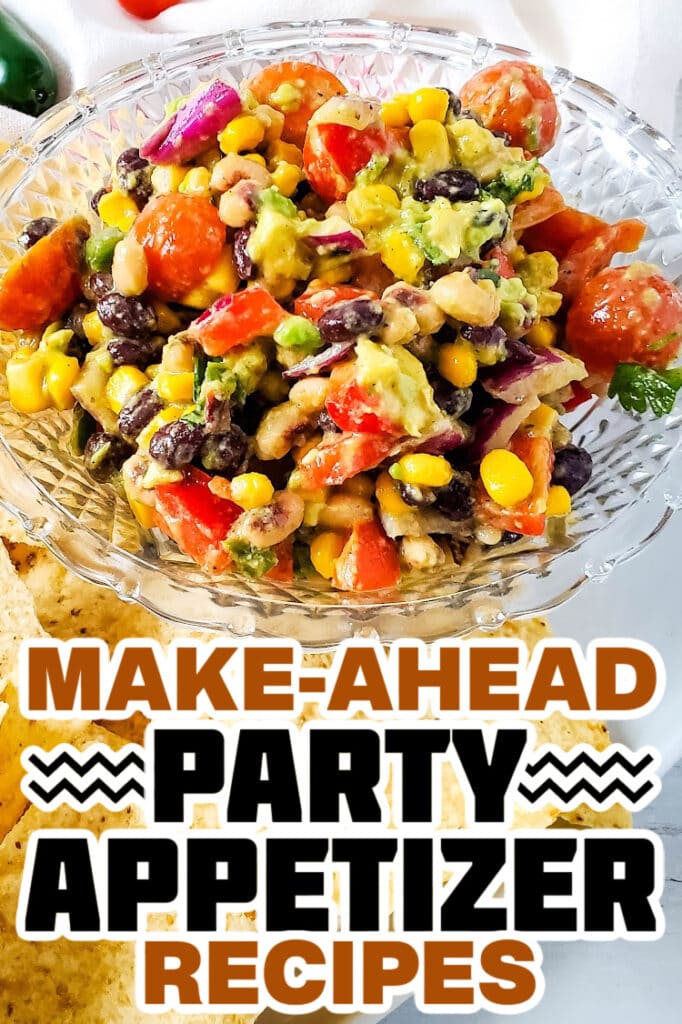make ahead appetizer -Cowboy Caviar Dip