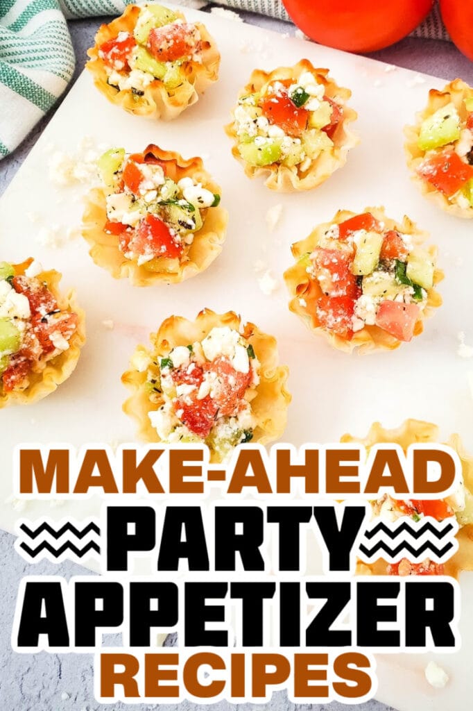 make ahead appetizer -Mediterranean Feta Bites