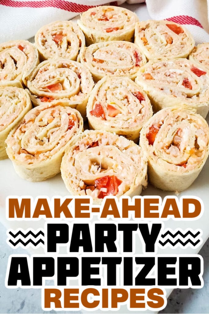 make ahead appetizer -Seafood Pinwheels