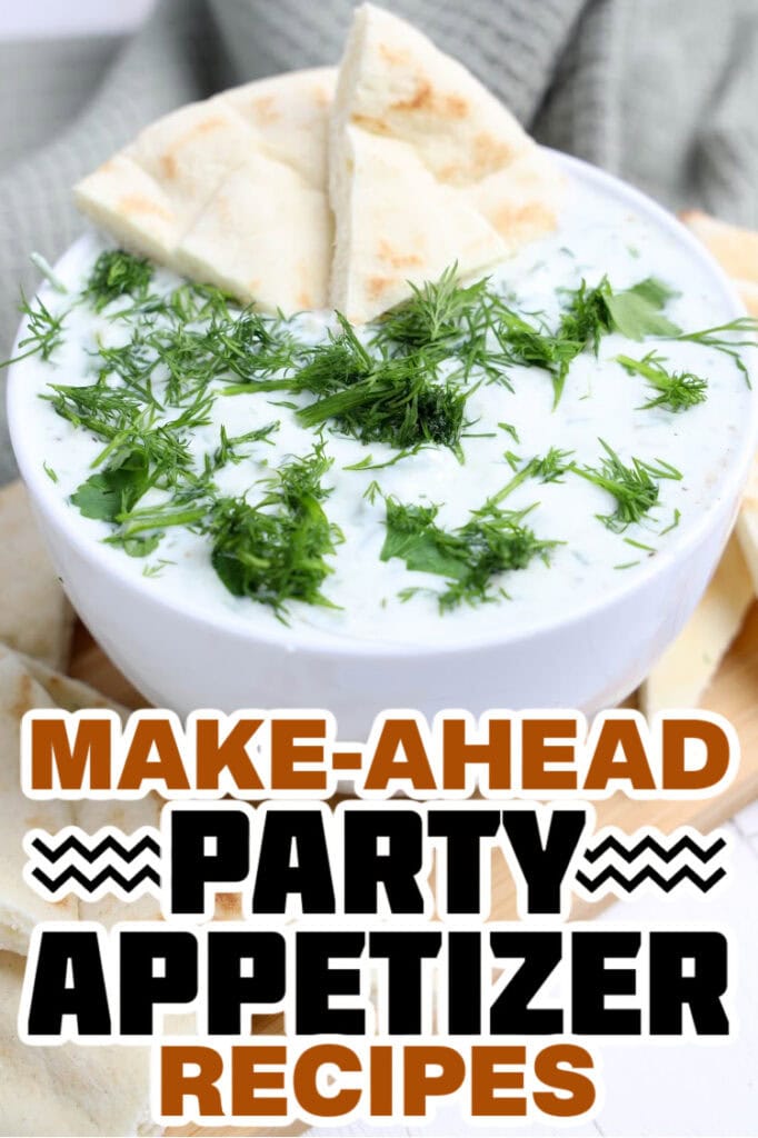 make ahead appetizer -Tzatziki Dip