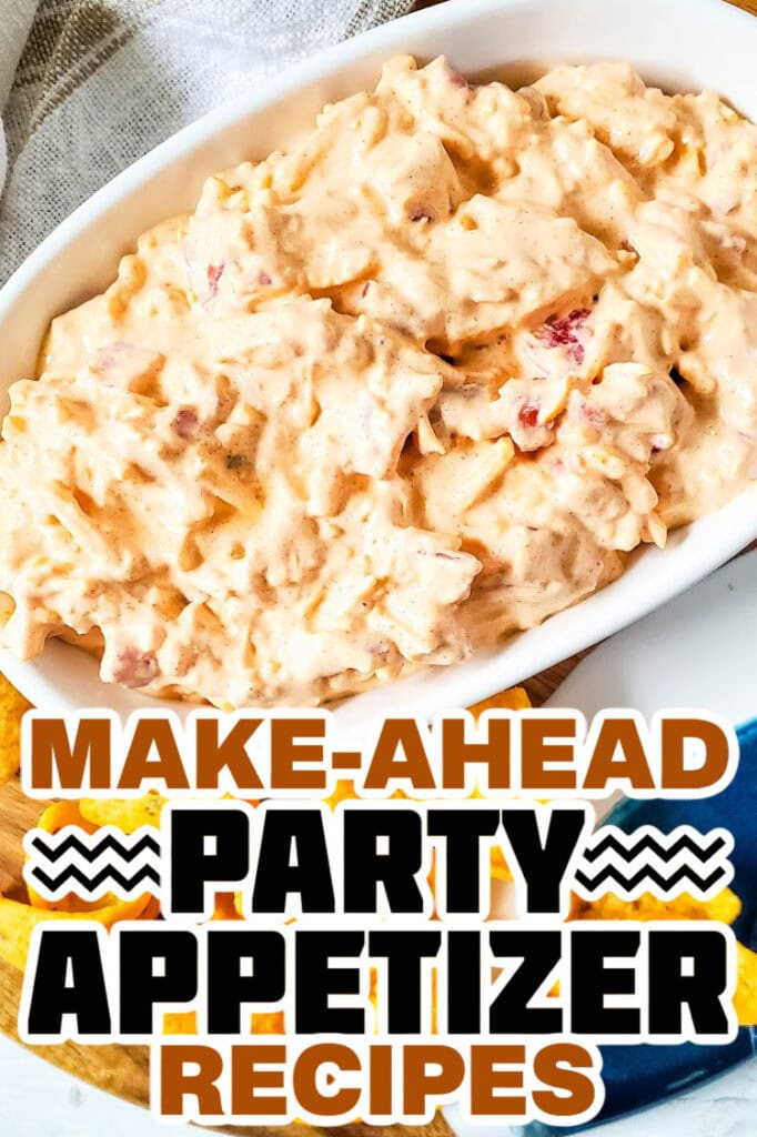 make ahead appetizer -Viral Tiktok Boat Dip
