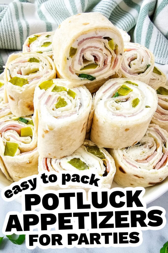 potluck appetizers -Pickle Dip Pinwheels