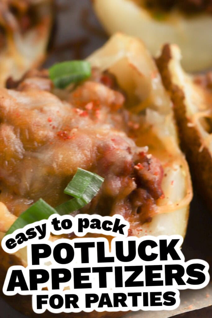 potluck appetizers - Potato Skin Tacos