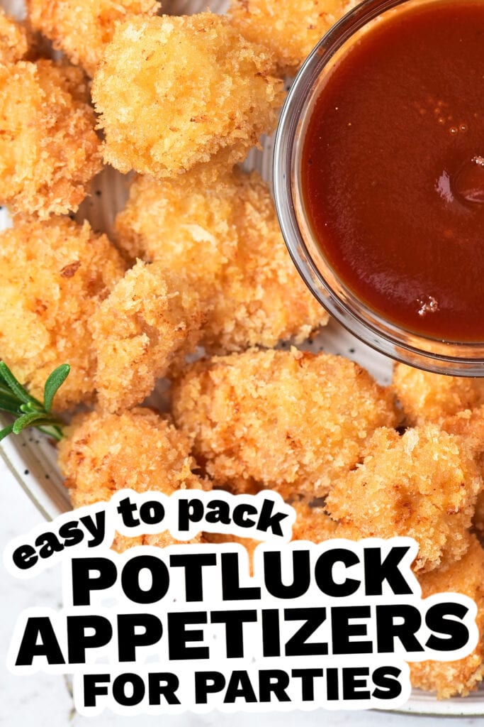 potluck appetizers - popcorn chicken