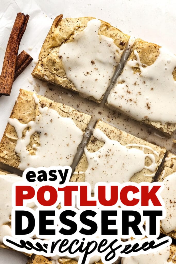 potluck dessert recipes - Chai Latte Blondie