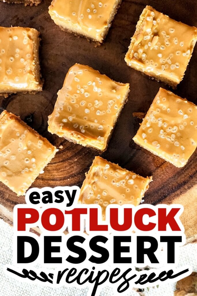 potluck dessert recipes - Mini Dulce de Leche Cheesecake Squares