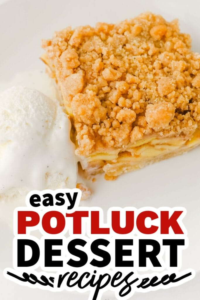 potluck dessert recipes - Old-Fashioned Apple Pie Bars