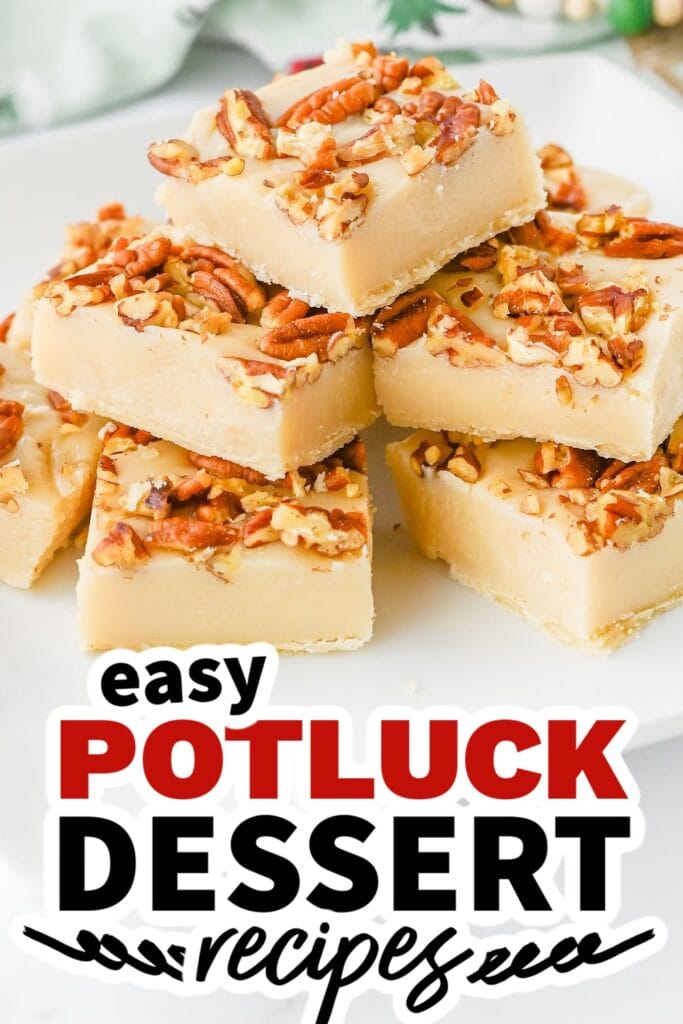 potluck dessert recipes - Pecan Pie Fudge