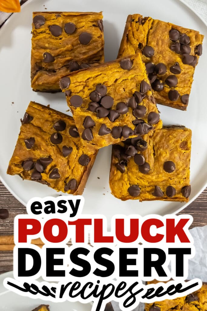 potluck dessert recipes - Pumpkin Brownies