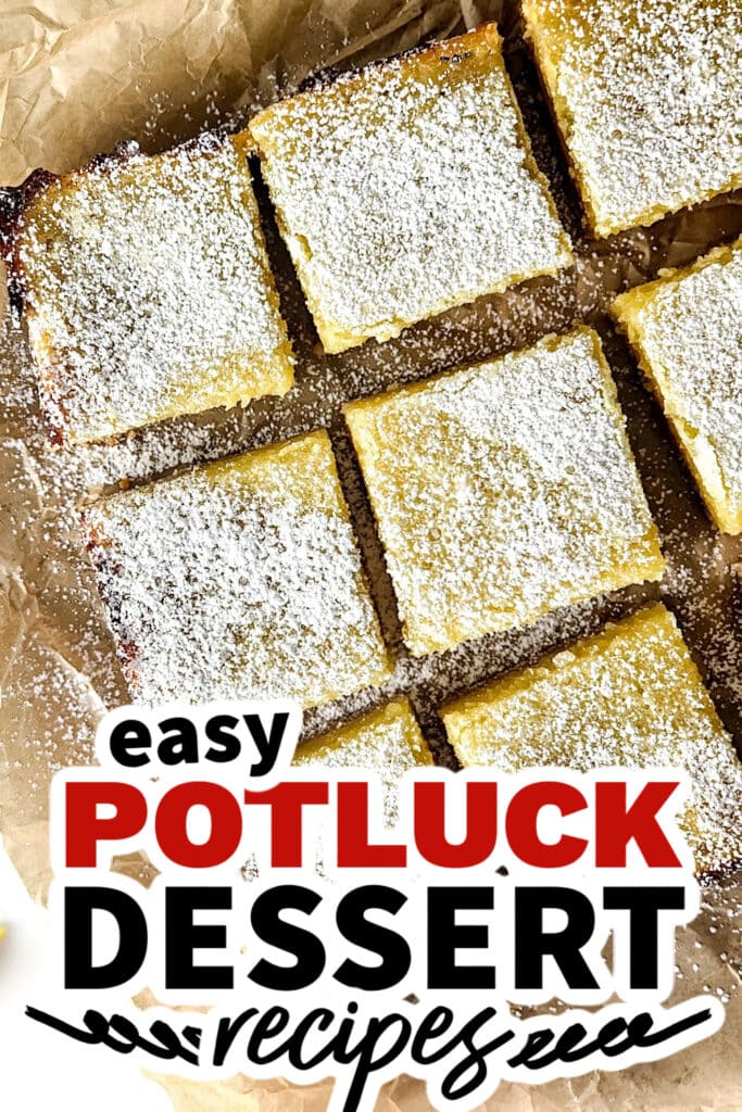 potluck dessert recipes - Simple Lemon Bars