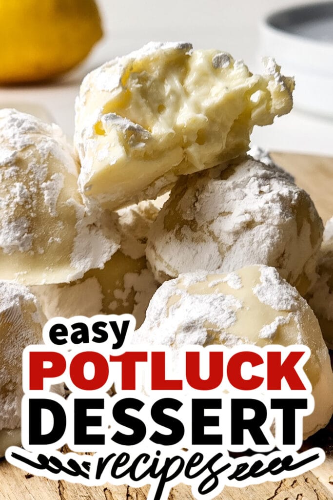 potluck dessert recipes - Sweet Lemon Bar Truffles