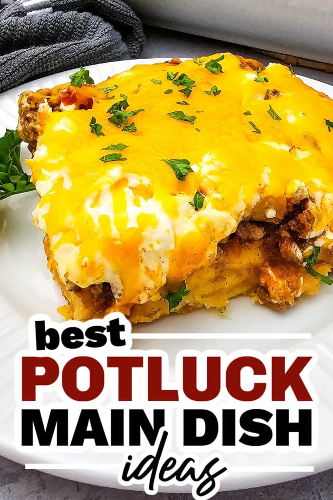 potluck main dish ideas - Cheesy Tex-Mex John Wayne Casserole copy
