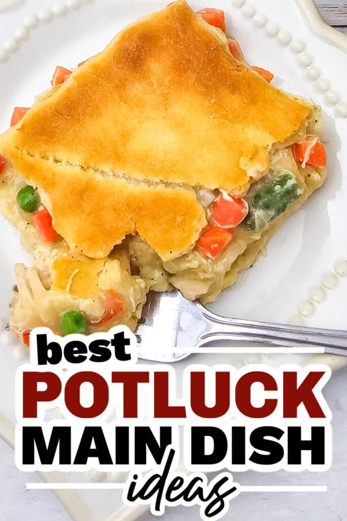 potluck main dish ideas - Chicken Pot Pie Casserole copy