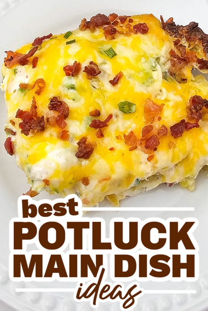 potluck main dish ideas - Cracked Out Chicken Tater Tot Casserole copy