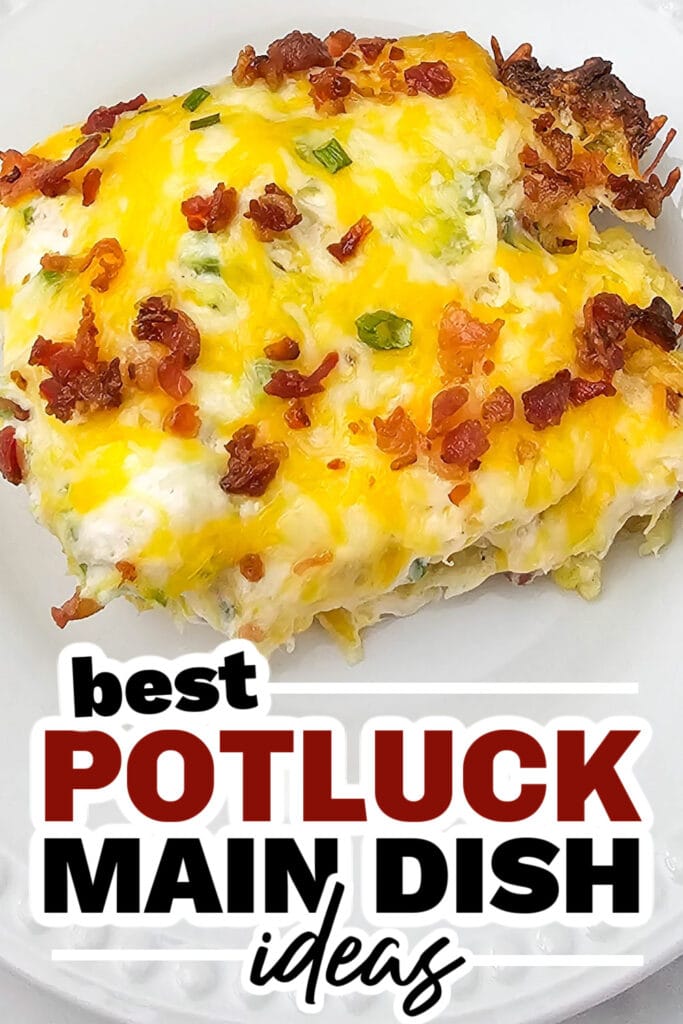 potluck main dish ideas - Cracked Out Chicken Tater Tot Casserole copy