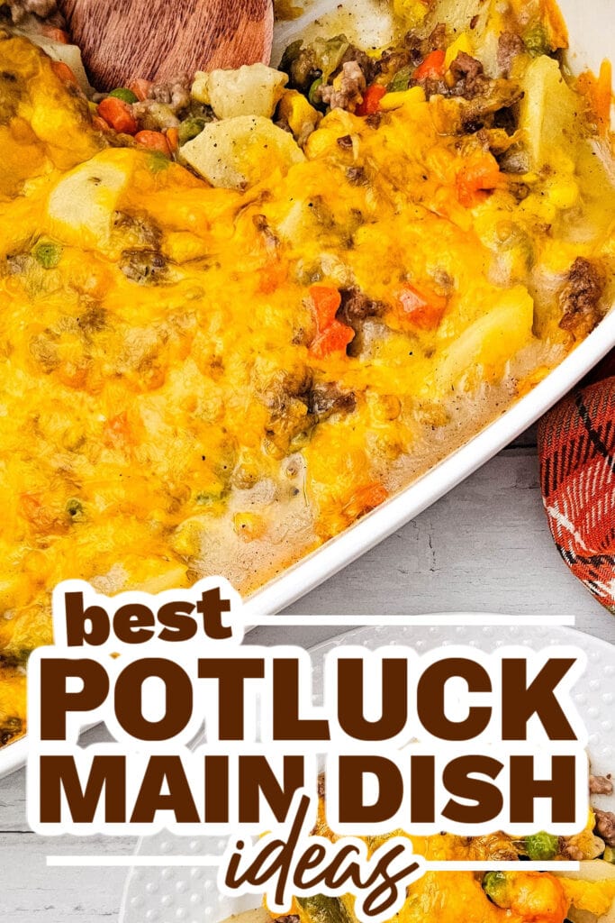 potluck main dish ideas - Creamy Hobo Casserole copy