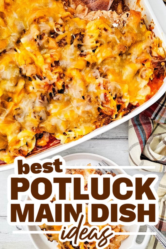 potluck main dish ideas - Creamy Poor Man’s Casserole copy