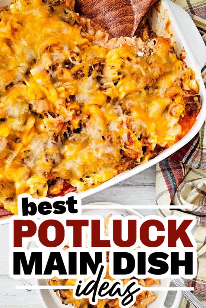 potluck main dish ideas - Creamy Poor Man’s Casserole copy