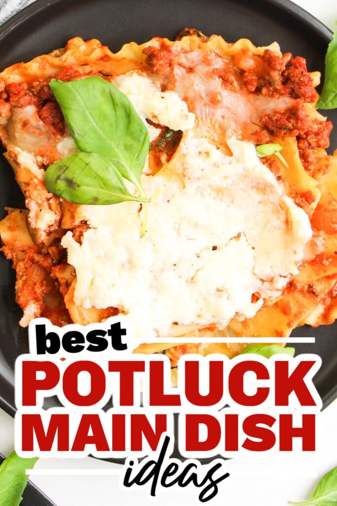 potluck main dish ideas - Sheet Pan Cheesy Lasagna