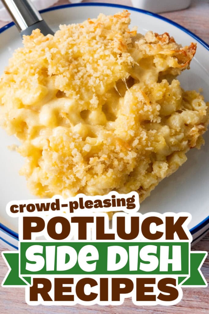 potluck side dish - Creamy Baked Mac and Cheese copy