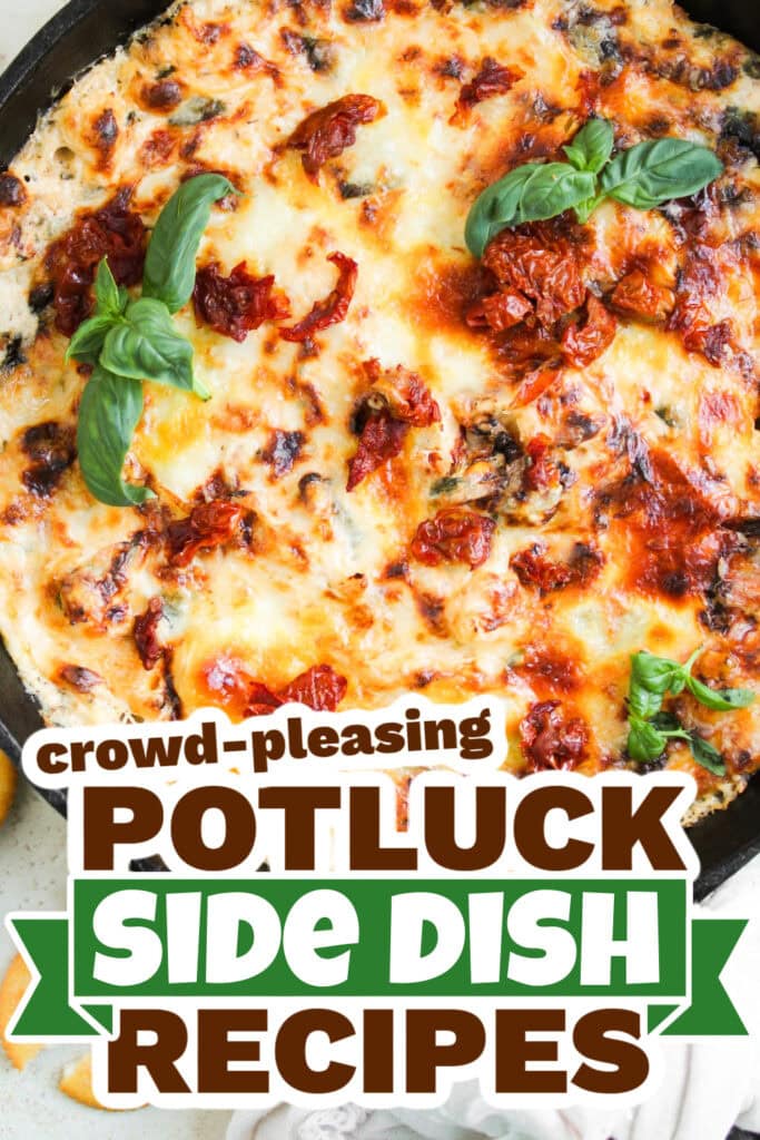potluck side dish - Creamy Baked Marry Me Chicken Dip copy