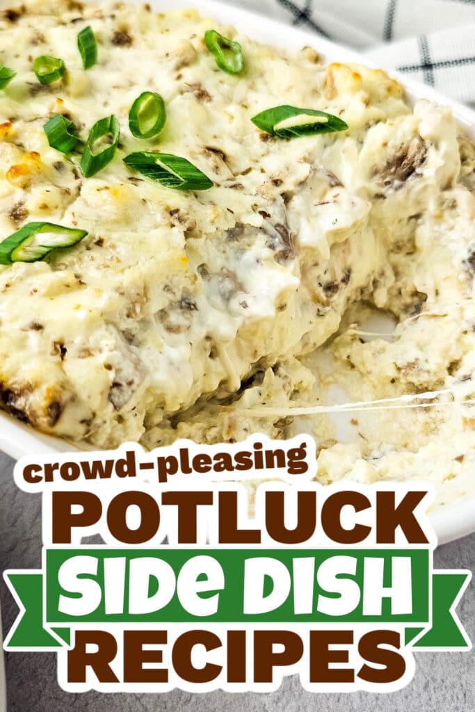 potluck-side-dish-Creamy-Baked-Mushroom-Dip-