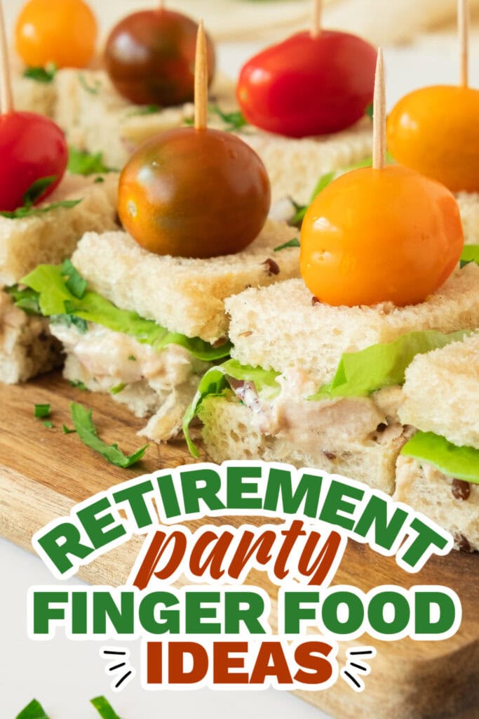 retirement party finger food ideas - Classic Tuna Tea Sandwiches copy