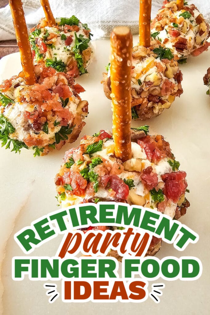 retirement party finger food ideas - Cracked Out Cheeseball Bites copy