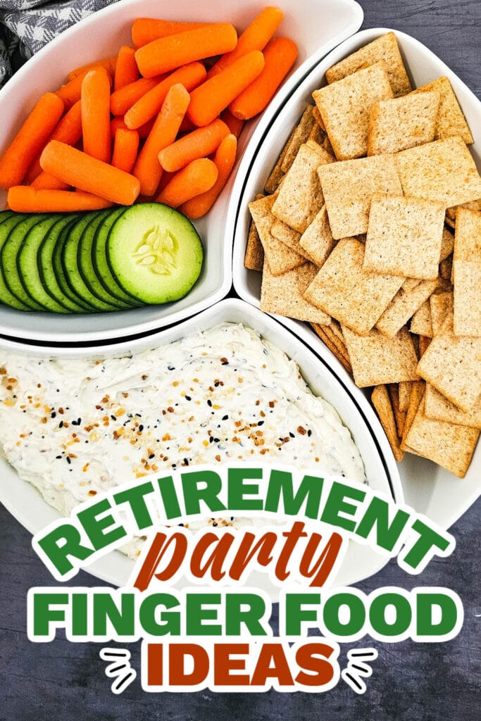 retirement party finger food ideas -Everything Bagel Dip copy