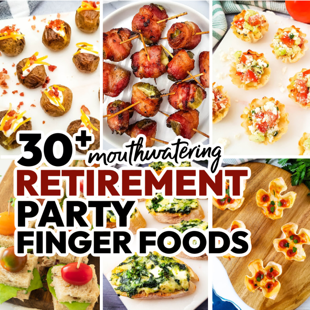 31 Easy Retirement Party Finger Foods for an Office Celebration