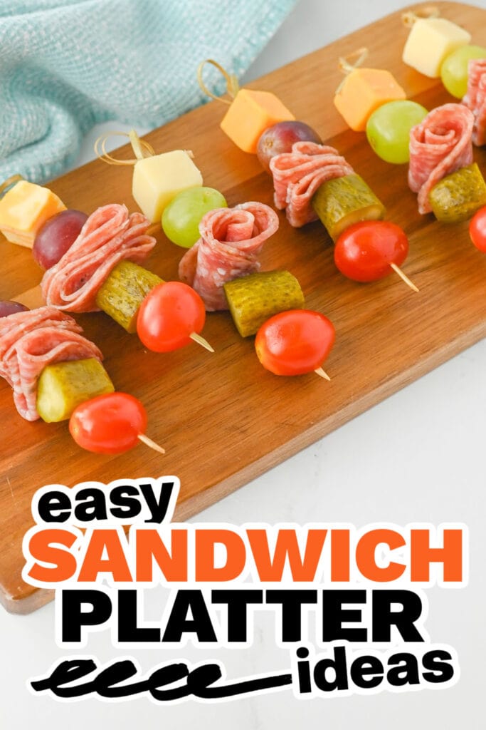 sandwich platter ideas - Charcuterie Skewers
