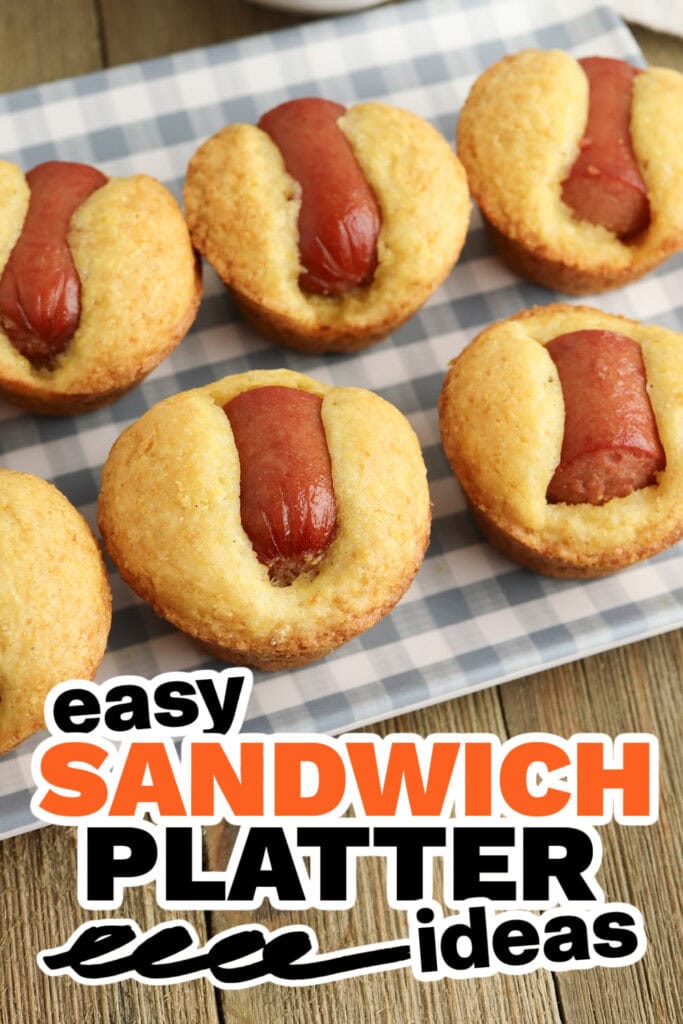 sandwich platter ideas - Corndog Mini Muffins