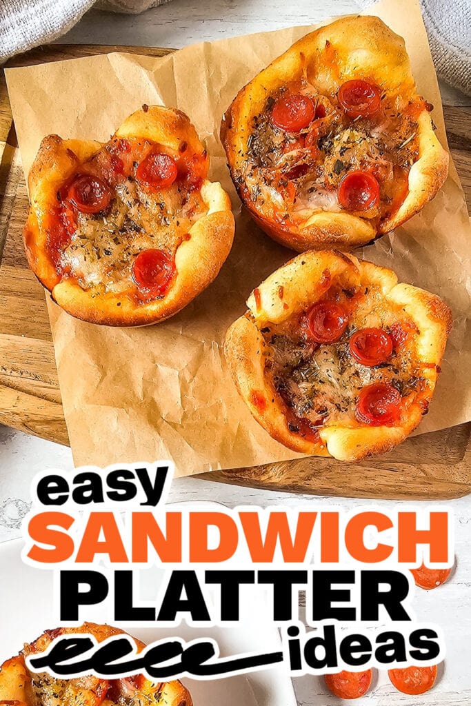 sandwich platter ideas - Mini Pepperoni Pizza Puffs